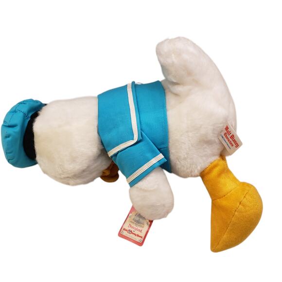 Vintage Disney Donald Duck Plush with Tags 12" Disneyland - Picture 10 of 14